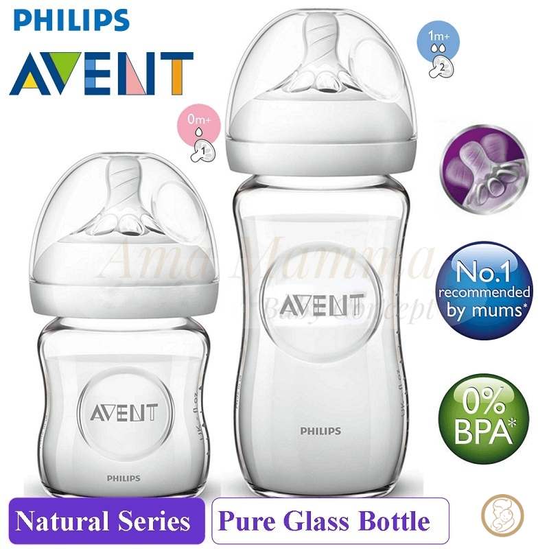 Avent Glasflasche Pétala